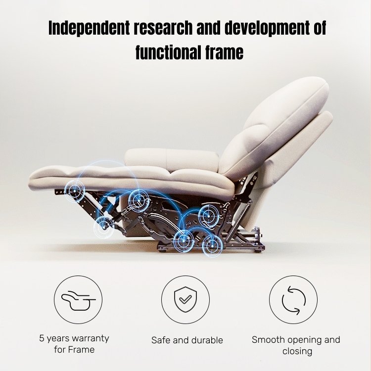 MANWAH CHEERS Power Adjustable Leisure Lazy Boy Recliner Relax Electric Leather Recliner Sofa Reclinable Chair