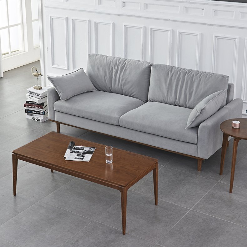 TPZ019 Wholesale modern cotton and hemp leather for multi person or single person living room sofa set design