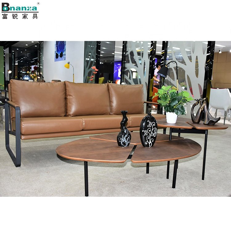 8501# Factory wholesale light luxury leisure sofa set modern simple design leather sofa office sofa