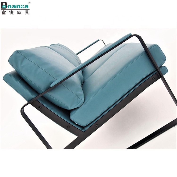 8501# Factory wholesale light luxury leisure sofa set modern simple design leather sofa office sofa