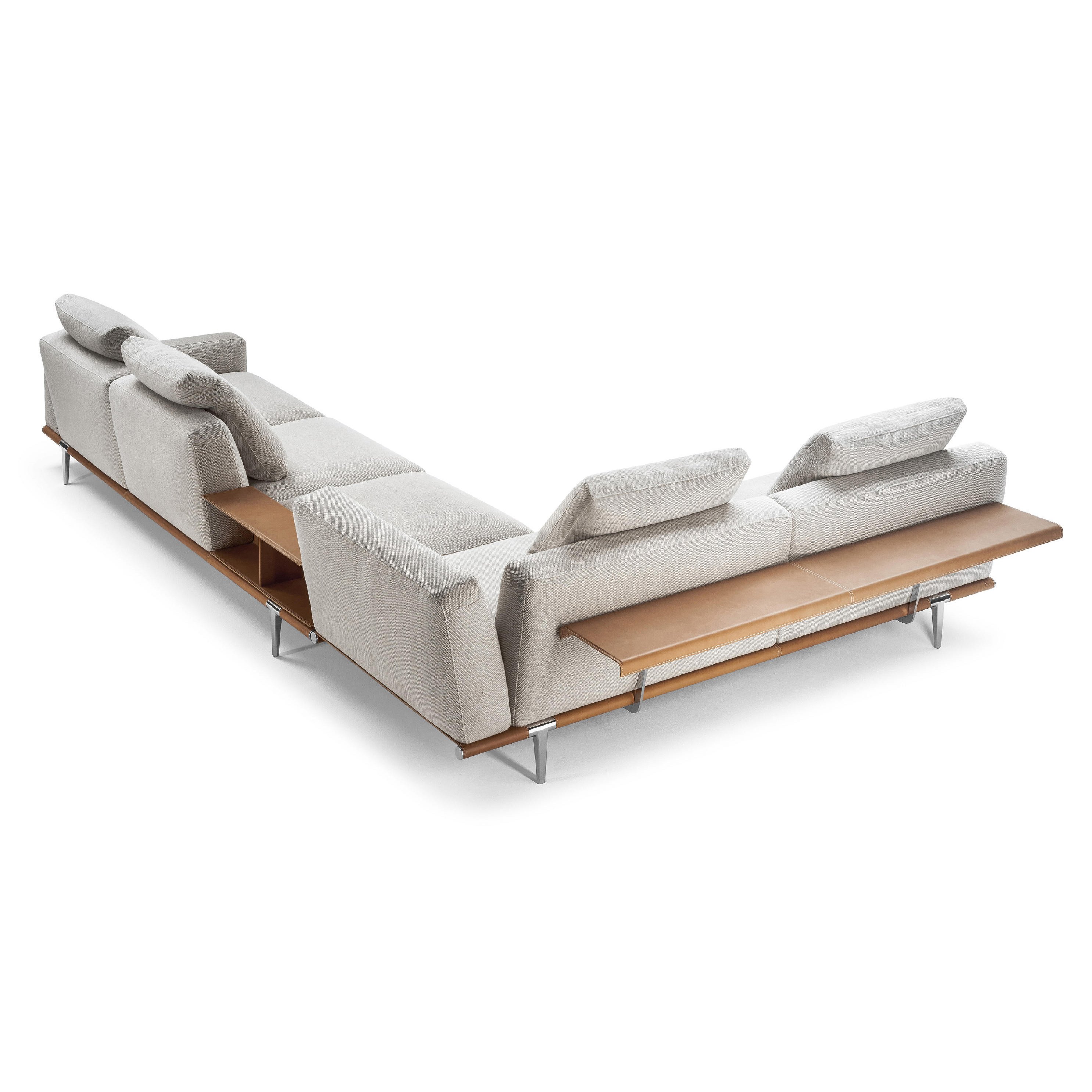 Couch Sofa Set Super quality fabric L-shape Chaise Modern furniture Living Room Sofas With Adjustable sofa seat