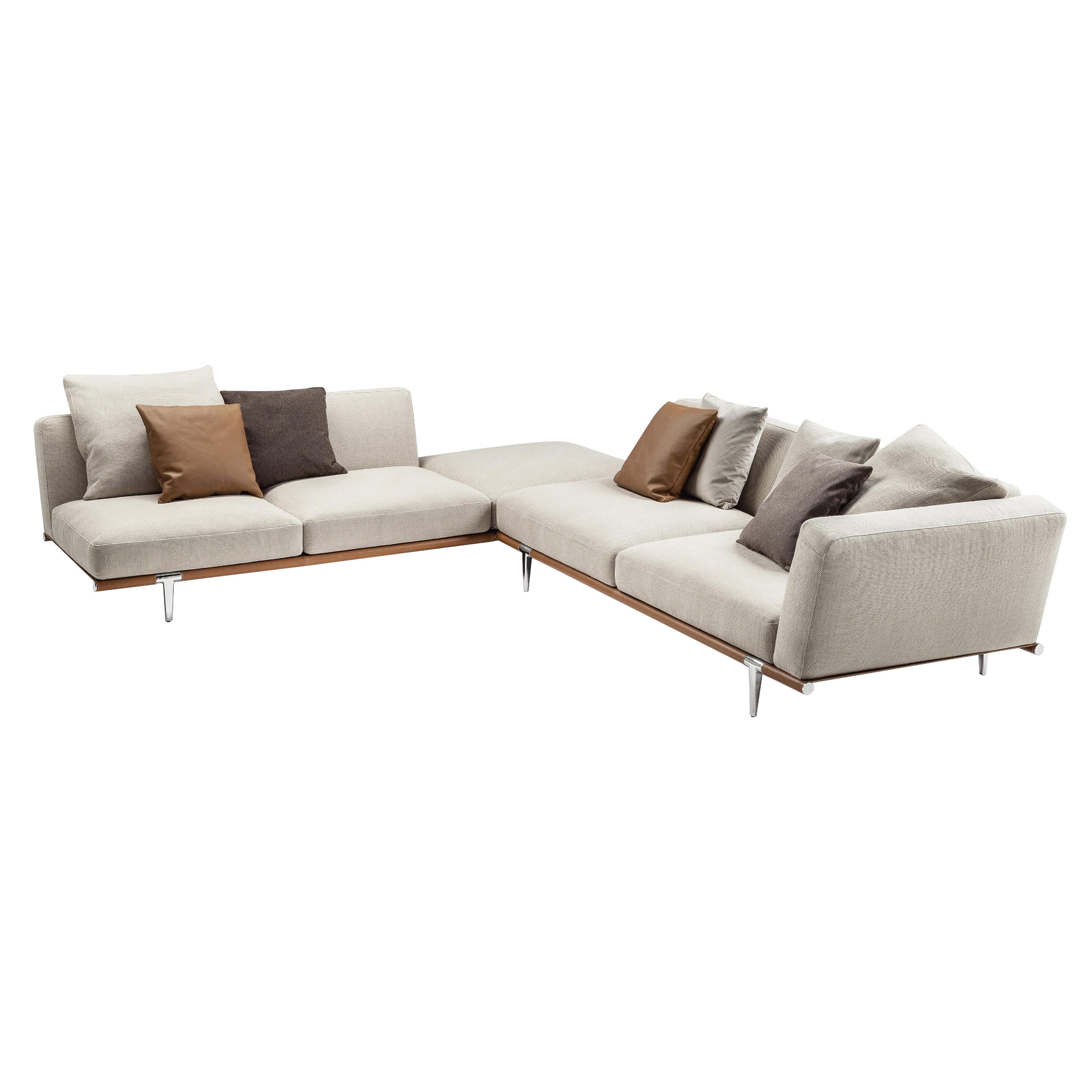 Couch Sofa Set Super quality fabric L-shape Chaise Modern furniture Living Room Sofas With Adjustable sofa seat