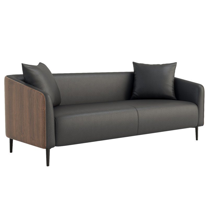 sectional sofa office room Waiting couches office furniture commercial hotel reception sofa set modern leather office sofa