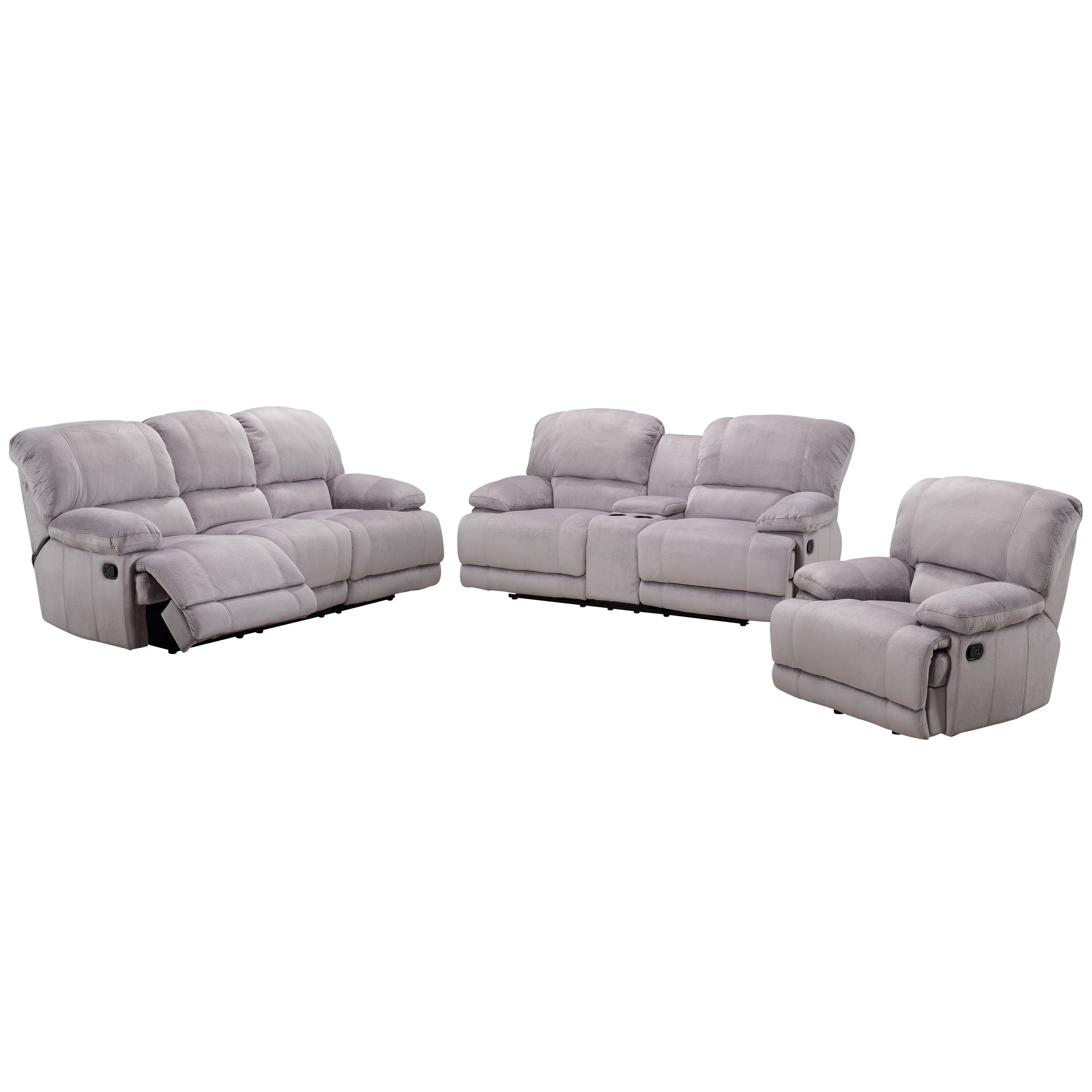 Home Furniture Fabric Reclining Leather Corner Sofa and Loveseat Sectional Sofa Lx Environmental Protection PU and Waterproof