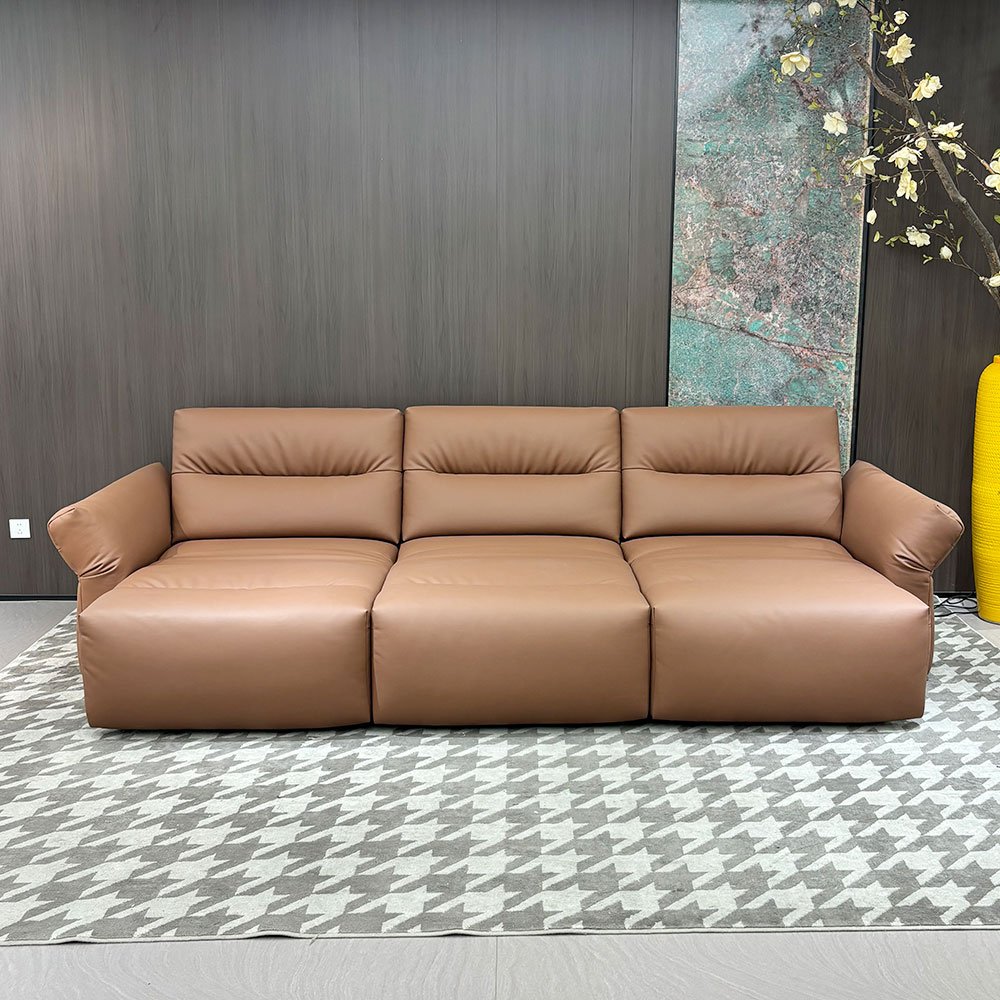 European Luxury High-Grade Electric Couch Modern Remote Control Sofa Set Home Villa Popular High Quality Living Room Furniture