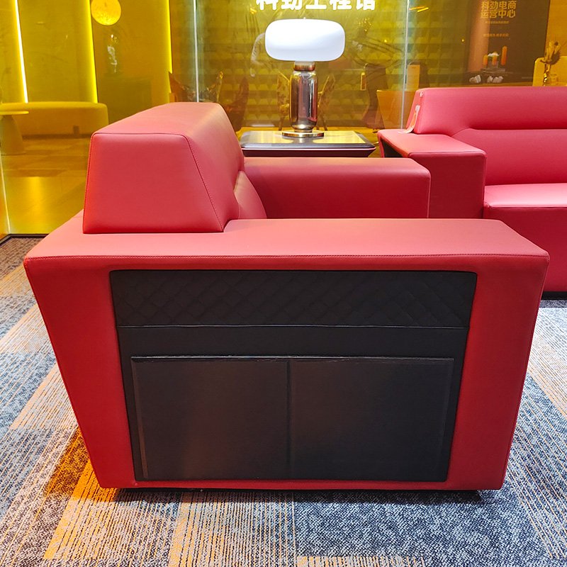 President office furniture genuine leather sofa reception room luxury office sofa