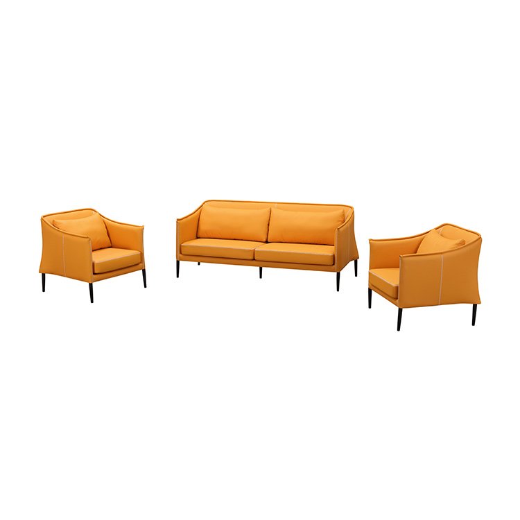 Top Standard modular office sofa china Manufacturer of hot sale leather office sofa set