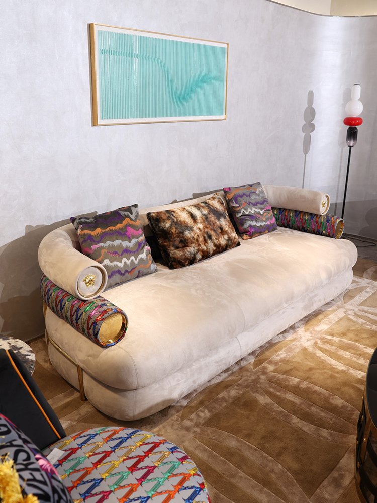 High quality elegant large contemporary L shape sectional sofa set furniture white luxury modern Italian leather corner sofa