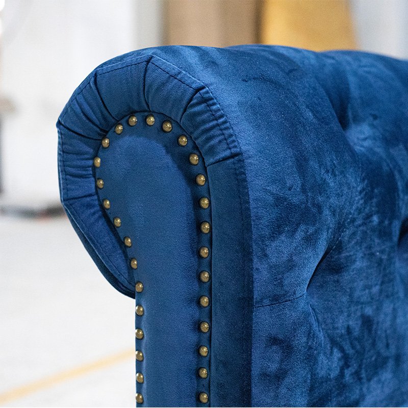 Hendry Nightclub Restaurant U Shaped Velvet Banquette Sofa American Luxury Technology Cloth Modern Living Room Sofa