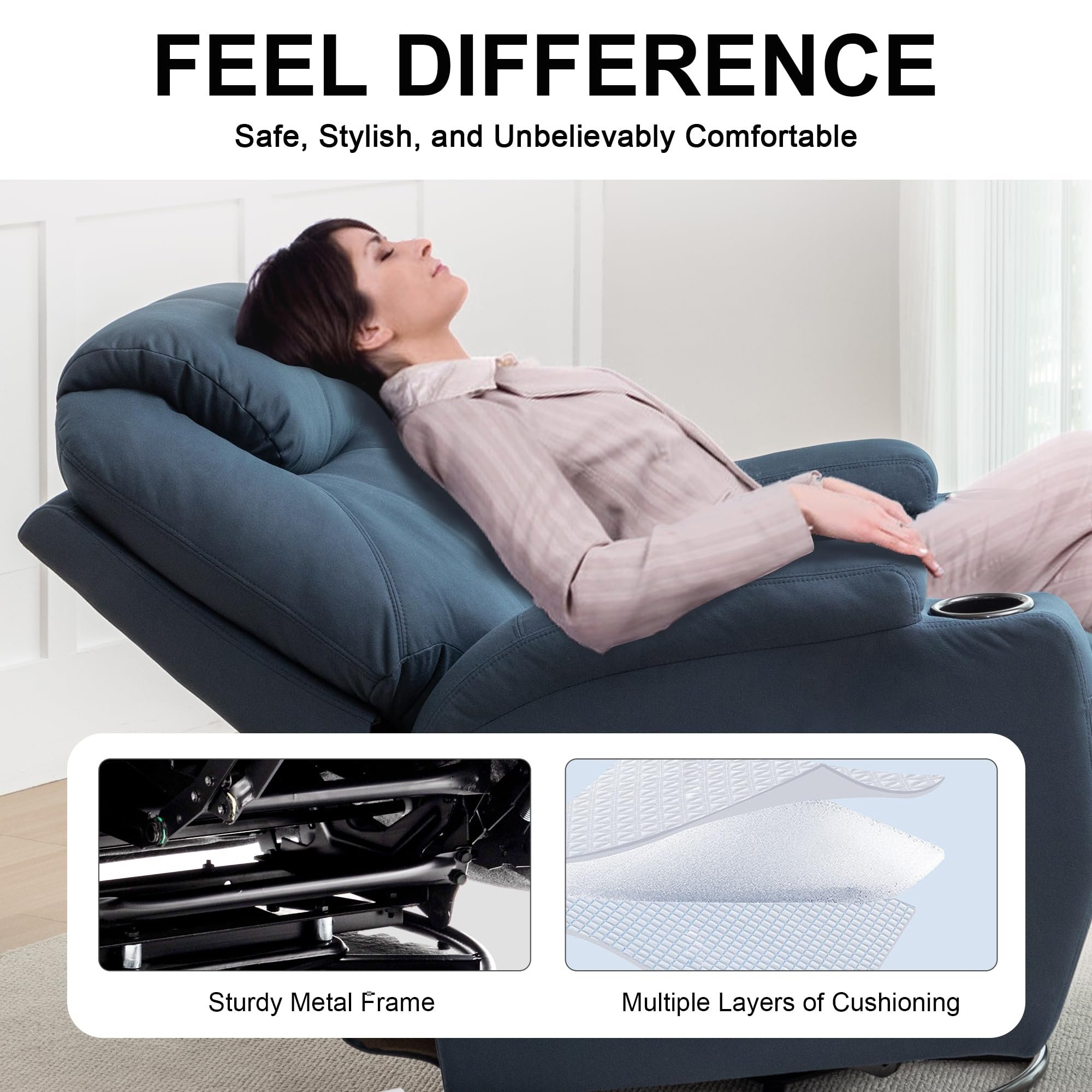 Professional Factory Recliner Electric Recliner Sofa Rocking Chair for House Living Room
