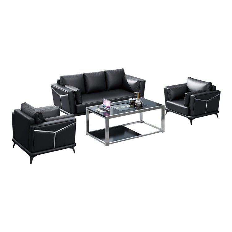 Zebai Sofa Leather Sofa Set Commercial Durable Executive Office Office Furniture Bedroom Furniture Modern Garden Sets