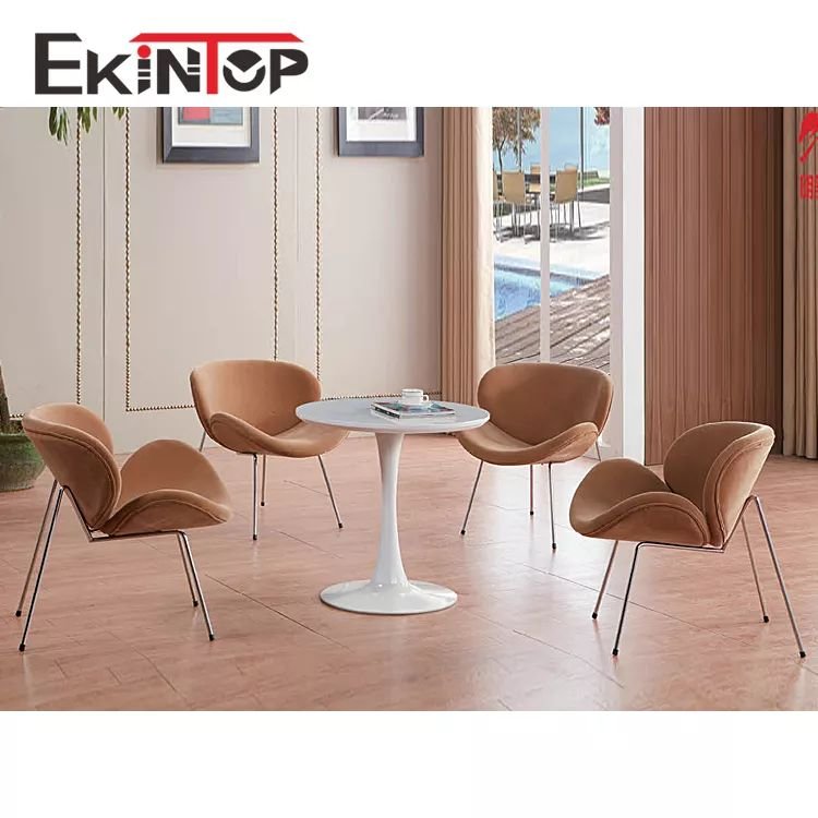 Ekintop High Quality Modern Dining Room Office Chairs High Backrest Design Living Room Office Sofa Chair