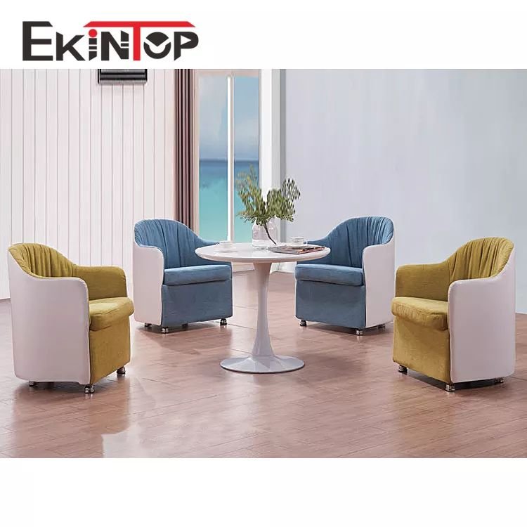 Ekintop High Quality Modern Dining Room Office Chairs High Backrest Design Living Room Office Sofa Chair