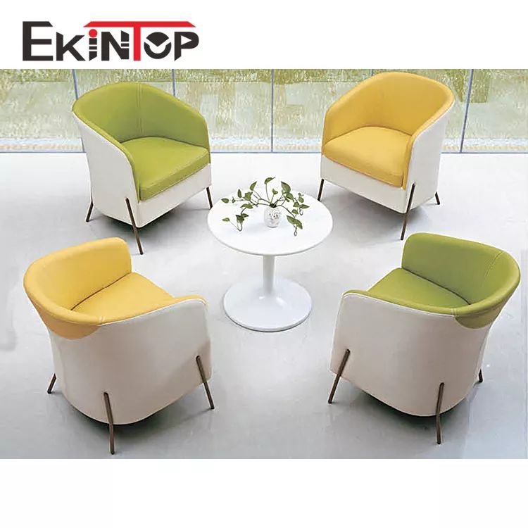 Ekintop High Quality Modern Dining Room Office Chairs High Backrest Design Living Room Office Sofa Chair