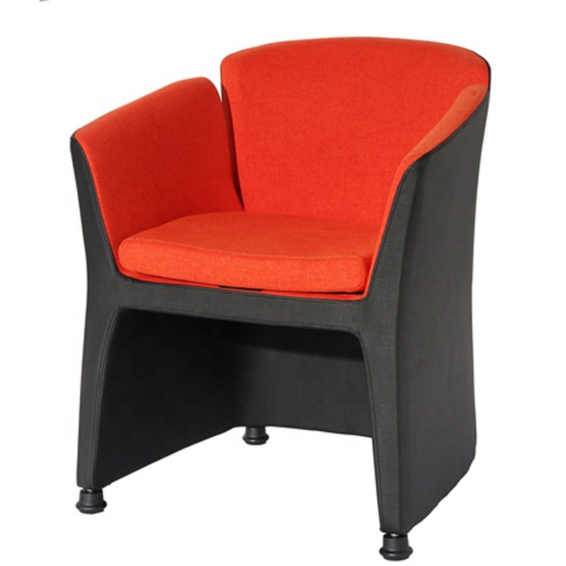 Modern Luxury Single Sofa Warm Elegant Design for Living Room and Dining Ebony Fabric Application