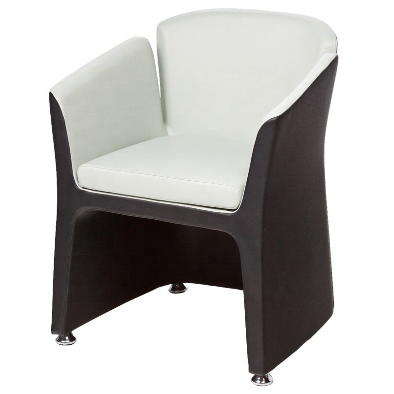Modern Luxury Single Sofa Warm Elegant Design for Living Room and Dining Ebony Fabric Application