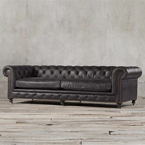customized chesterfield collection luxury leather sofa antique French sofas&suites chesterfield 3m UK high end CEO office sofa