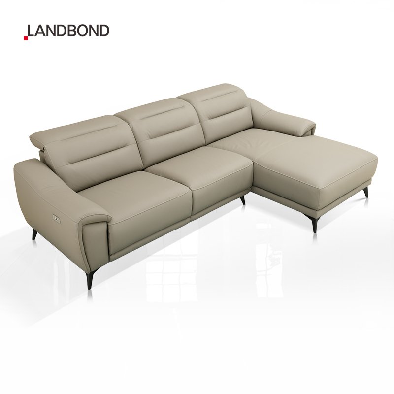 Europe Trend Corner Sofa And Leather Recliner Sectional sofa l shape Modern Sofa Set Living Room Furniture