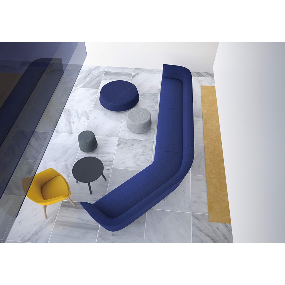 Modular Customize Sofa High Quality Solid Wood Frame With High Density Foam Modular Corner Fabric Sofa for Office