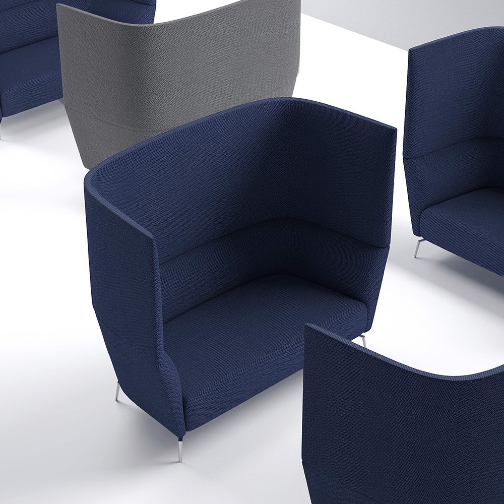Modular Customize Sofa High Quality Solid Wood Frame With High Density Foam Modular Corner Fabric Sofa for Office