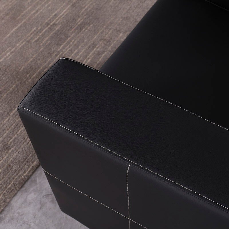 visitor executive in front of the leather sectional modern reception luxury office sofas sofa set furniture modular design for