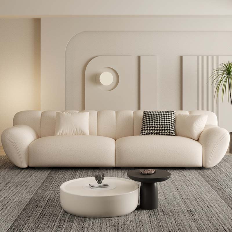 Modern Sectional Home Furniture Corner Living Room Relax Couch L Shape Velvet Fabric Sofa
