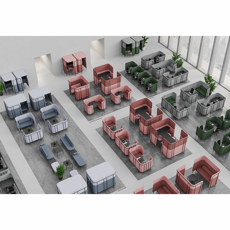 Customize Privacy Pods Sofa Soundproof Office Sofa High Back Sofa For Office