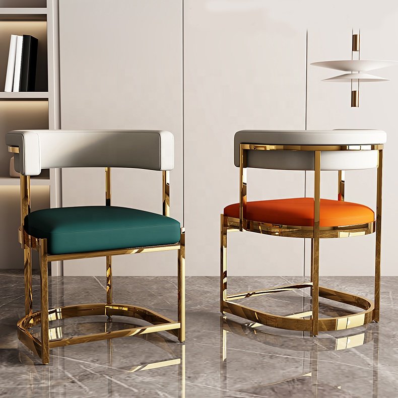 Luxury Sofas Gold Leather Fabric Velvet Nordic Office Hotel Chair Modern Home Couch Sectional Sofas Set Living Room Furniture