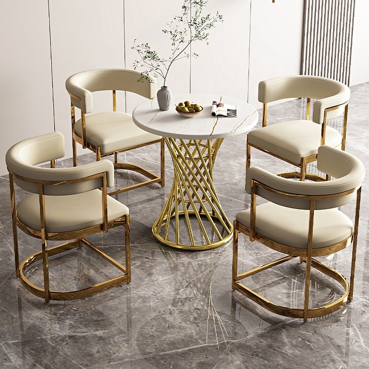 Luxury Sofas Gold Leather Fabric Velvet Nordic Office Hotel Chair Modern Home Couch Sectional Sofas Set Living Room Furniture
