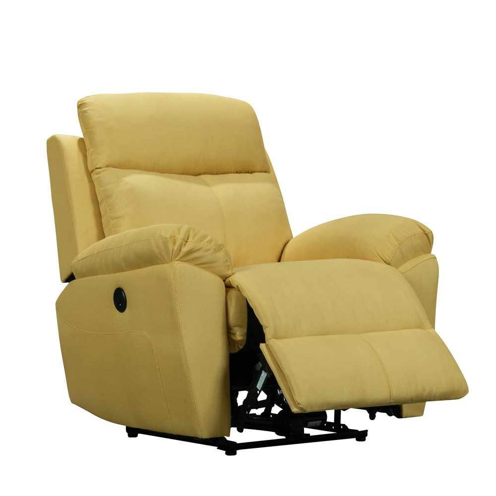 Leather Collection Reclining Sofa Brown with Drop Down Table Home Furniture Wood Sofa Sets for Living Room Modern Sectional Sofa