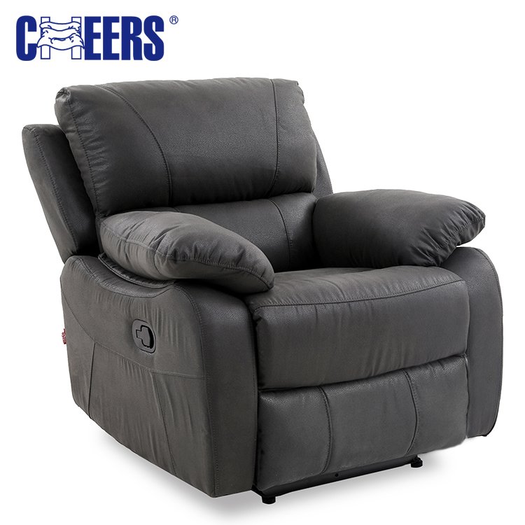 MANWAH CHEERS luxury modern design couch living room set reclining leather sectional sofa