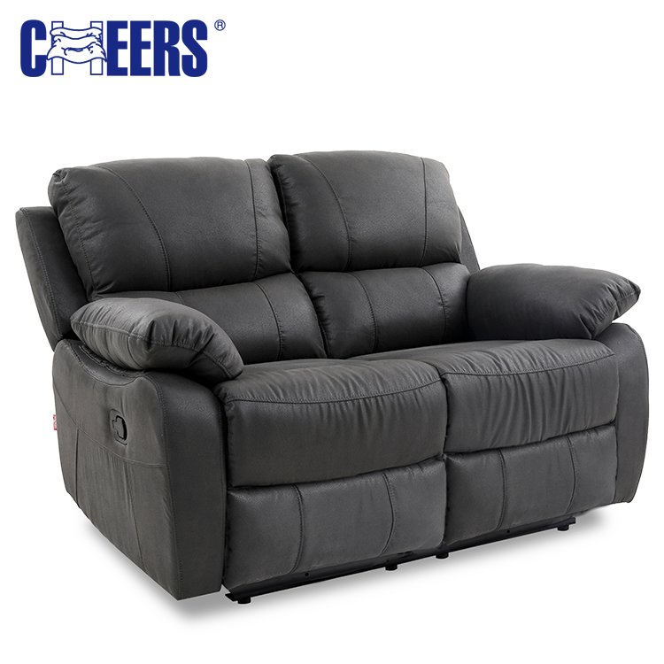 MANWAH CHEERS luxury modern design couch living room set reclining leather sectional sofa