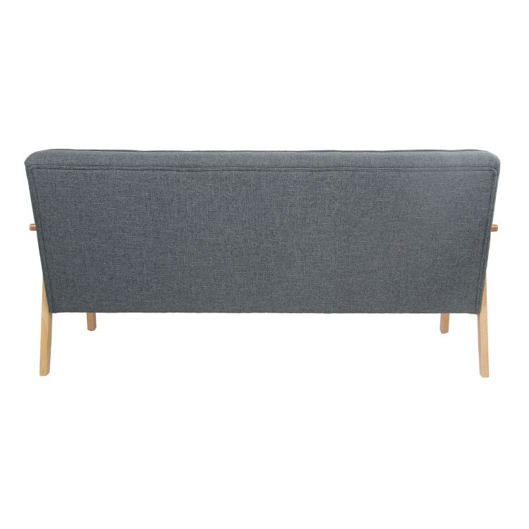 Modern Design Elegant Living Room Sofa Natural 6 Seater Wooden Frame Cotton Canvas Vintage Lounge Office Sofa Bed