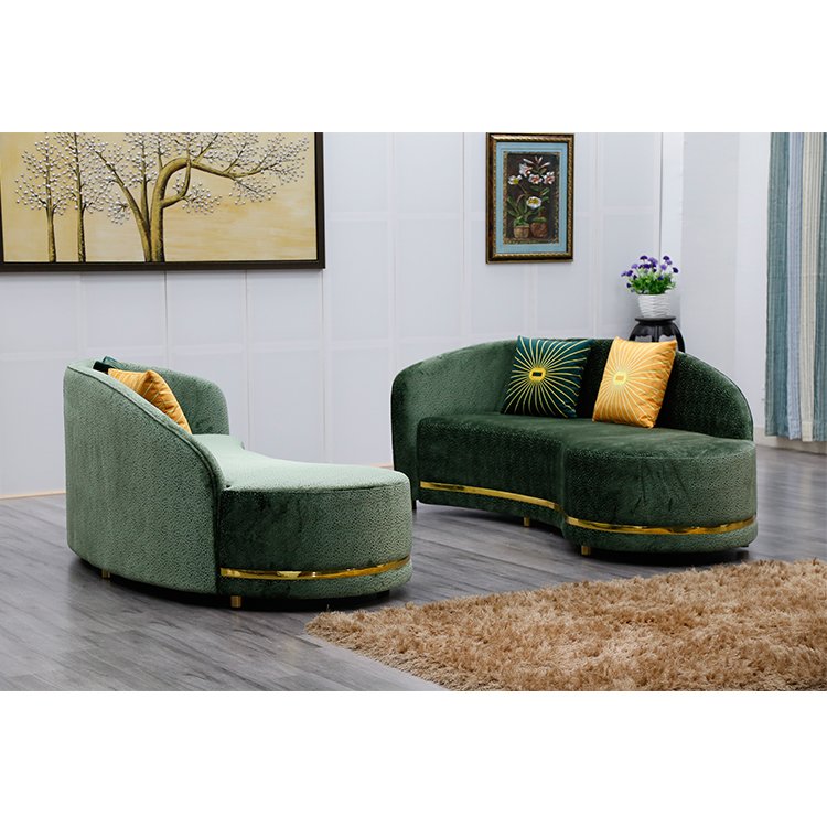 Simple and luxurious Modern European style Hotel Room Lobby bedroom lounge furniture fabric sofa customization