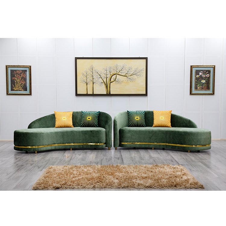 Simple and luxurious Modern European style Hotel Room Lobby bedroom lounge furniture fabric sofa customization