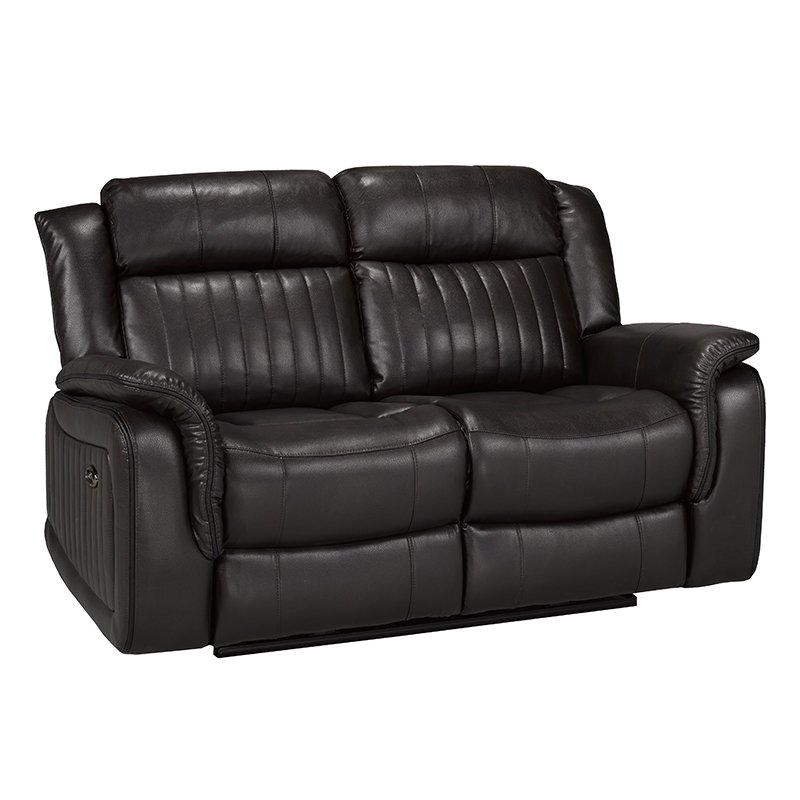 Black Air Leather 3+2+1 Recliner Sofa Hotel Home Office Furniture Luxury Reclining Sectional Sofa Set
