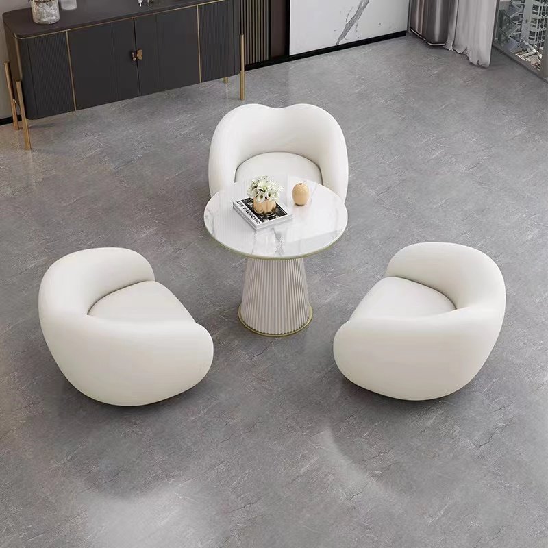 Modern Nordic Modular Fabric Sofa Set Simple Art Furniture for Living Room Dining or Hall in Home or Apartment