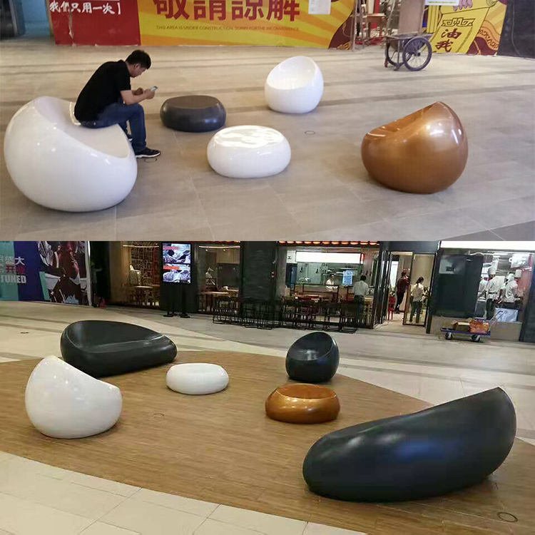 Fiberglass table chair sofa stool commercial home desk dining chair furniture general use and office chair