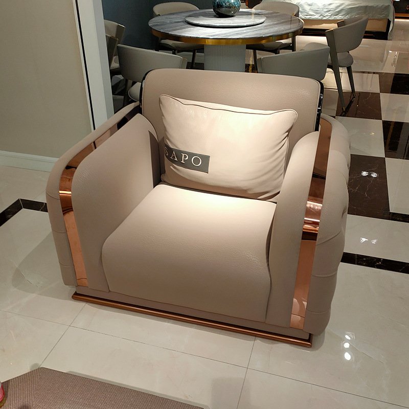 Modern Minimalist Living Room Furniture Sofas Sets ltalia genuine Leather Modualr 1/2/3 Seats Sofa For Home Hotel