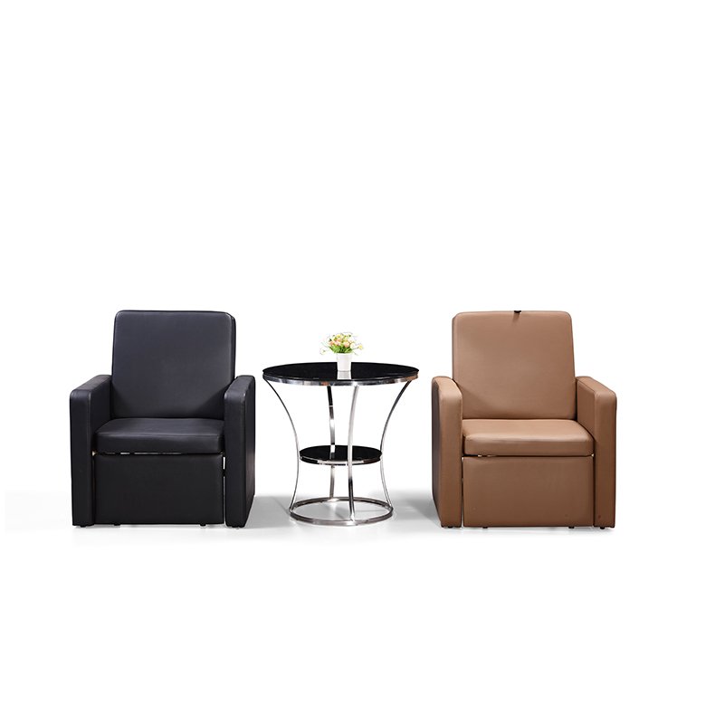 Infusion Center Sleeper Hospital Recliner Chair Vinyl Medical Reclining Sleeper Chair Single Person Medical Recliners