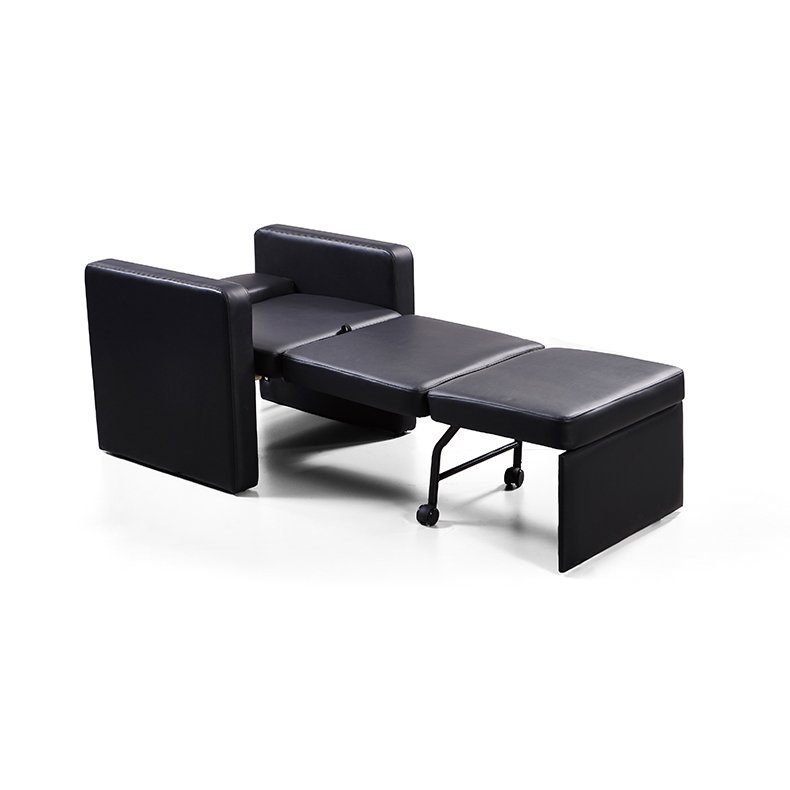 Infusion Center Sleeper Hospital Recliner Chair Vinyl Medical Reclining Sleeper Chair Single Person Medical Recliners