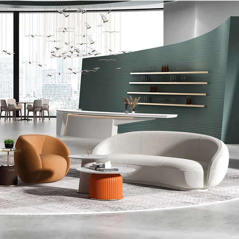 Modern Design Leisure Office Sofa Furniture Free Combination Public Area Seating Reception Waiting Room New Design Living Room