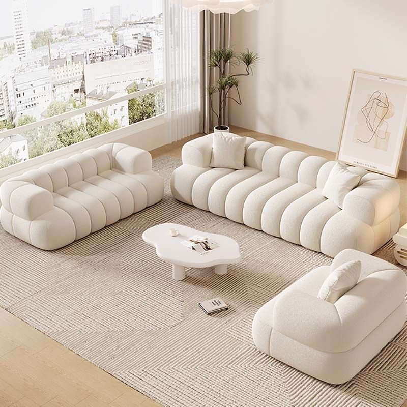 Popular Design Modern Luxury Sofa Set Living Room Furniture Minimalism Furniture Sofa Set Velvet Modern Sofa Couch for Home