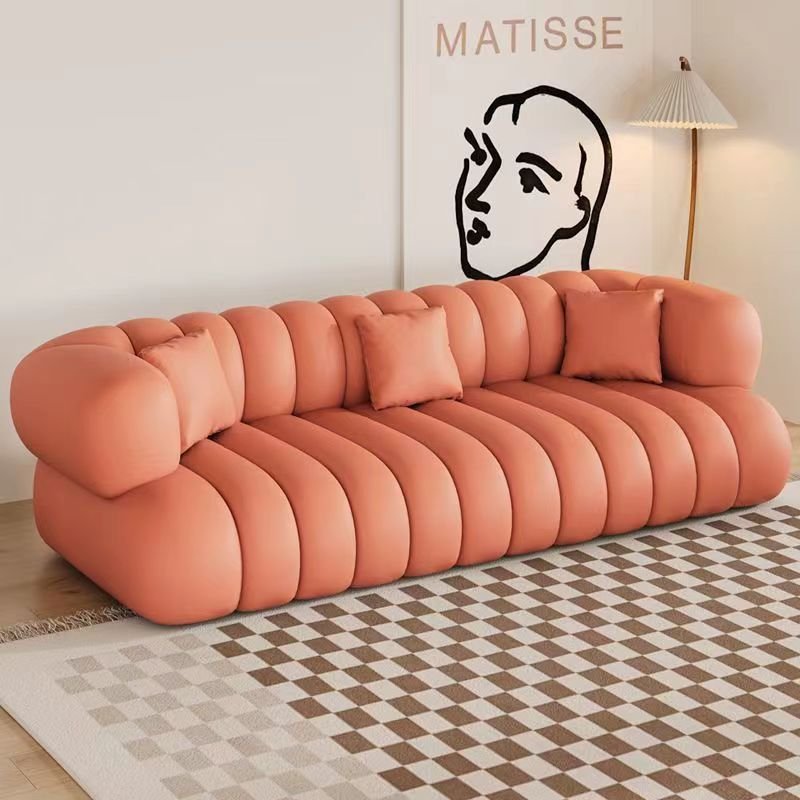 Popular Design Modern Luxury Sofa Set Living Room Furniture Minimalism Furniture Sofa Set Velvet Modern Sofa Couch for Home