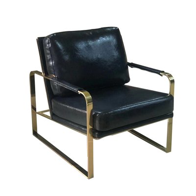 Modern Living Room Luxury Lounge Furniture Single Seat Chairs Vintage Leather Armchair Leisure Sofa Chair