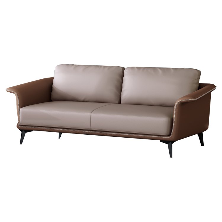 High Quality Modern Executive Grey Best Price Leather Sofa Living Room Sofa Office Sofa(ZB-F379)