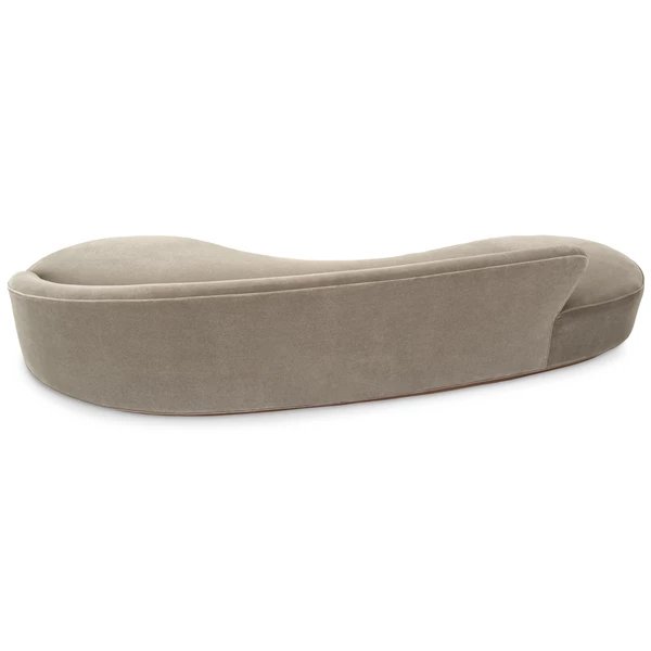 Factory chinese manufacture furniture modern curved minimalist sofa creative event 3 seats sofa