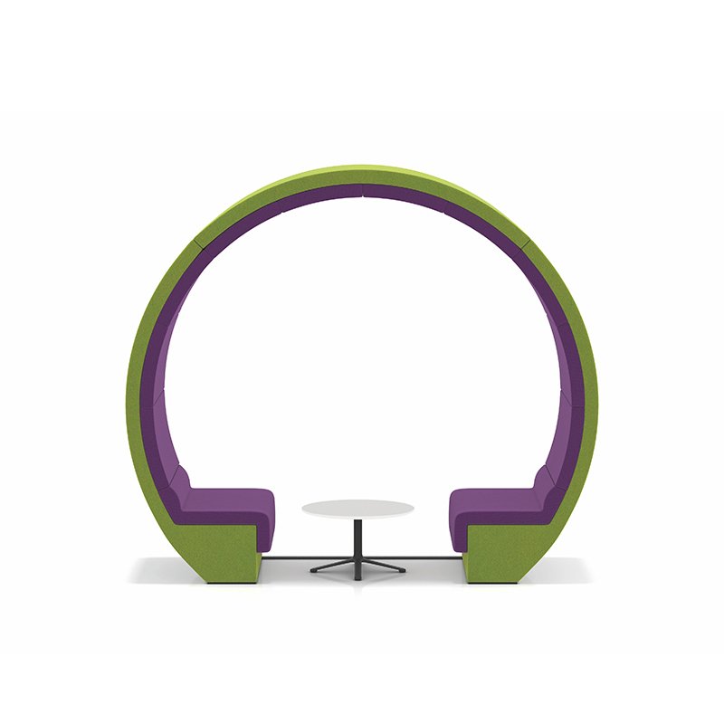 Factory Direct Sales arc-shaped Sofa Modern Acoustic Modular Office Lounge Chair Sofa Privacy Sofa Pod