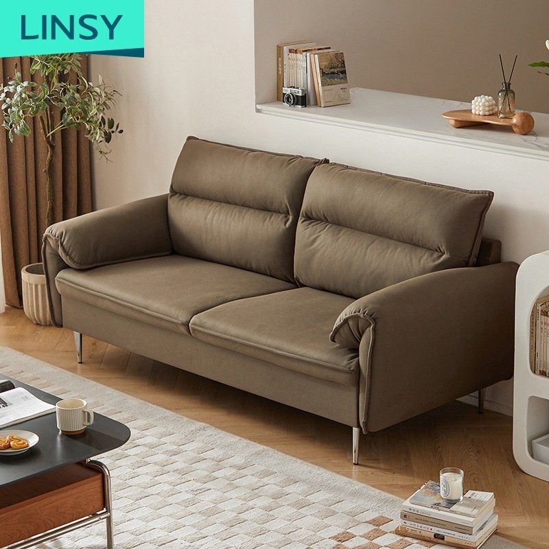 Linsy Wide Armrests Light Luxury Comfortable Living Room Office Sofa