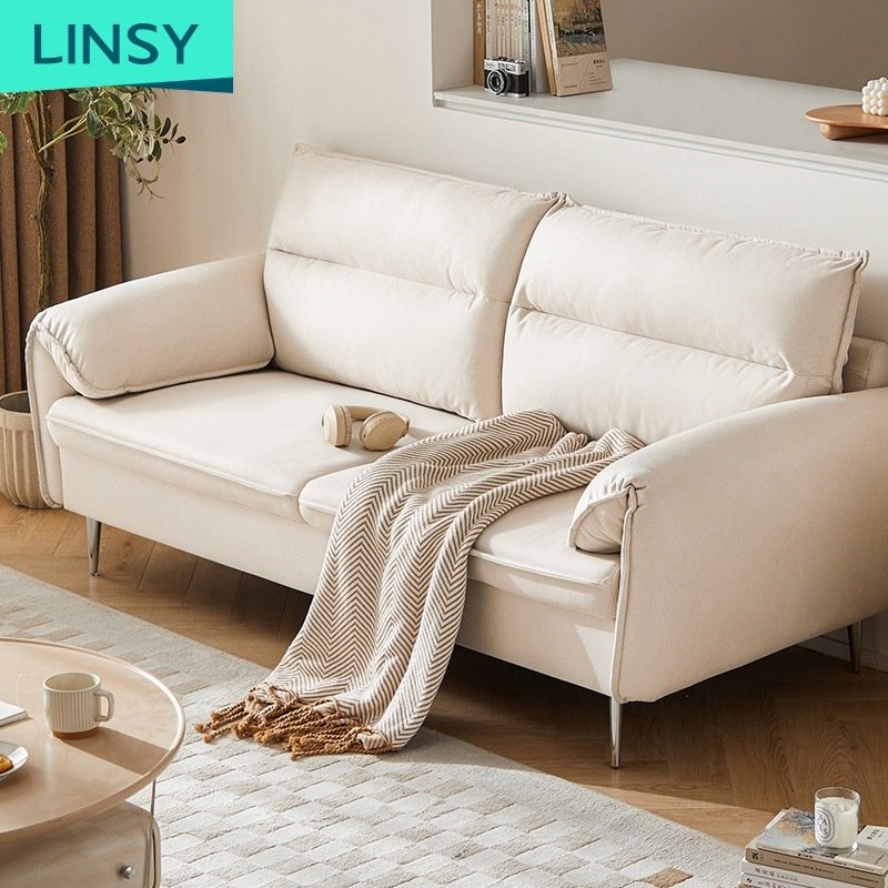 Linsy Wide Armrests Light Luxury Comfortable Living Room Office Sofa